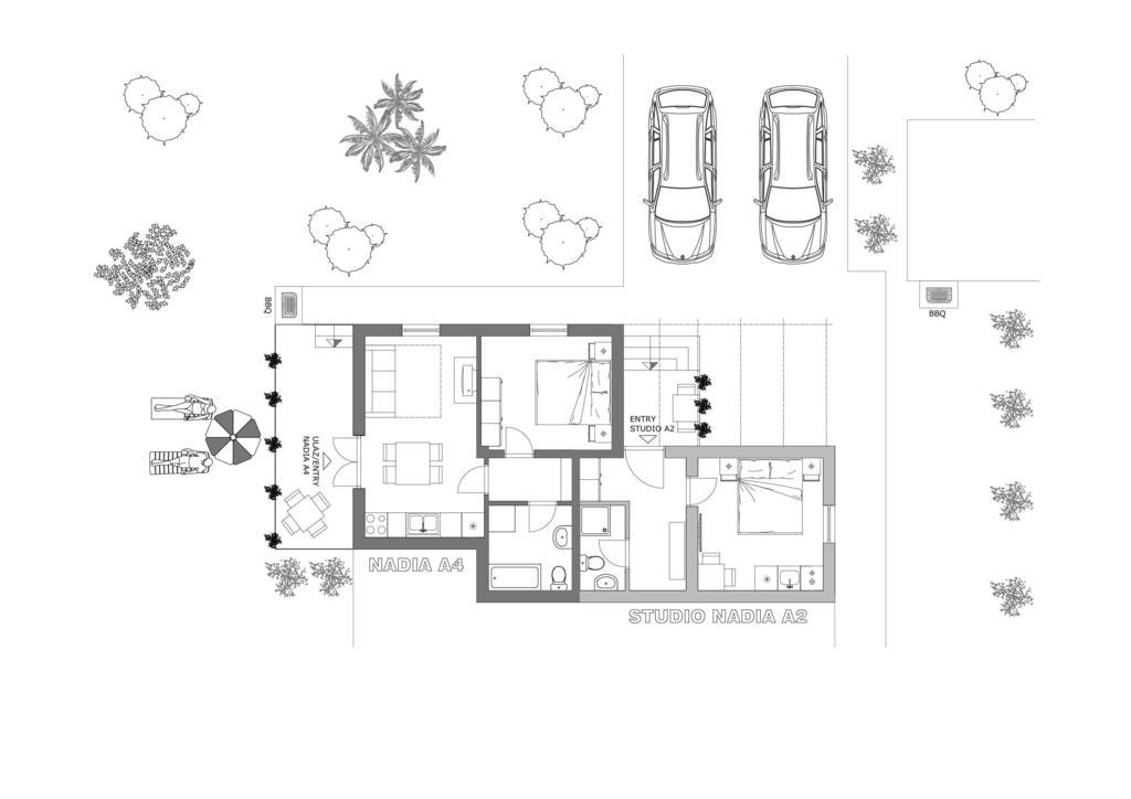 Studio And Apartment Nadia With Garden Porec Phòng bức ảnh